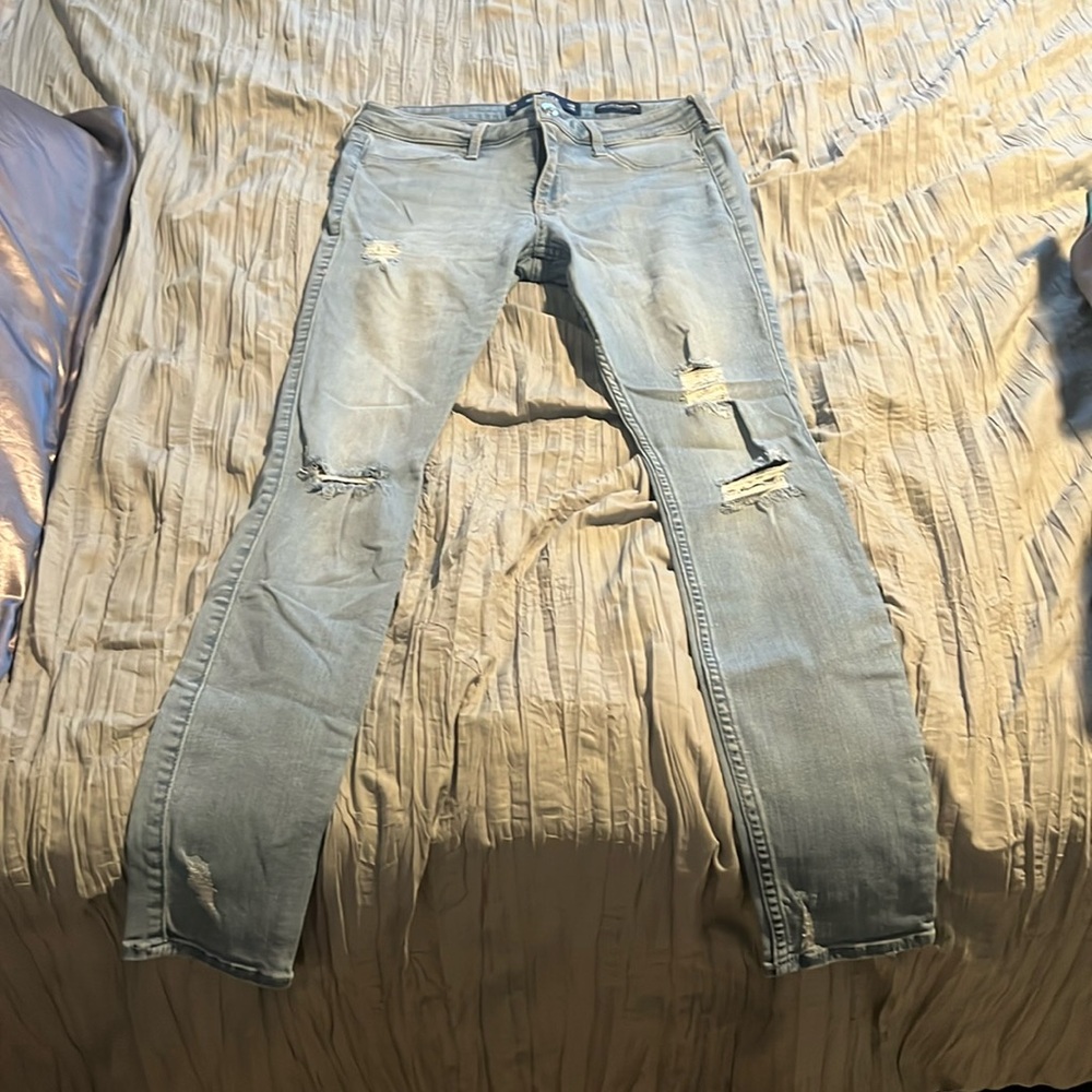 Lightly Worn Light Wash Jean Jeggings